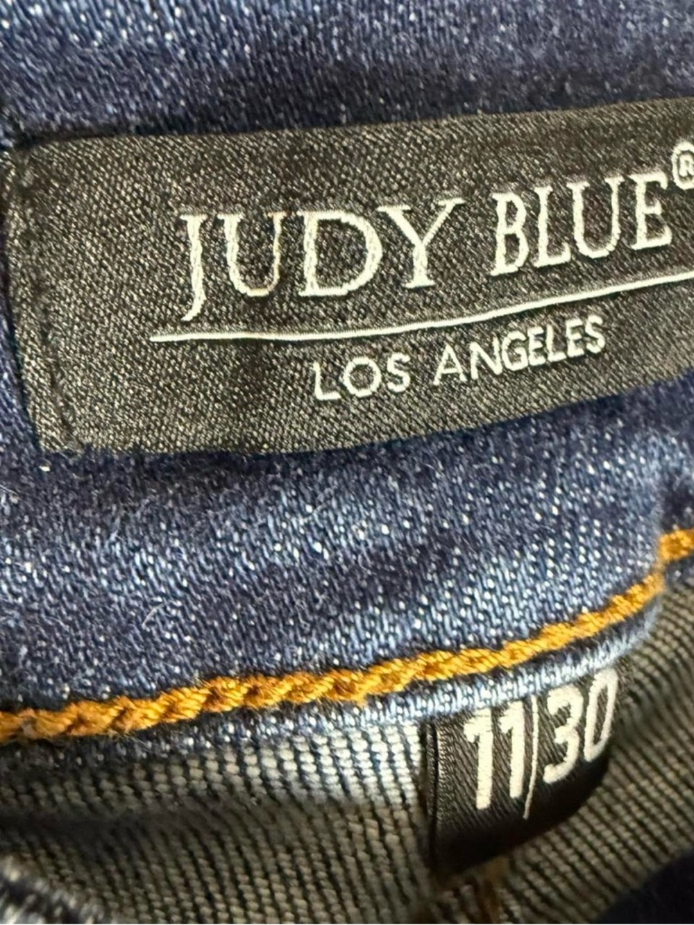 Judy Blue Boot Cut Jeans Women’s Size 11/30 Dark Wash Stretch High Rise - Picture 6 of 7